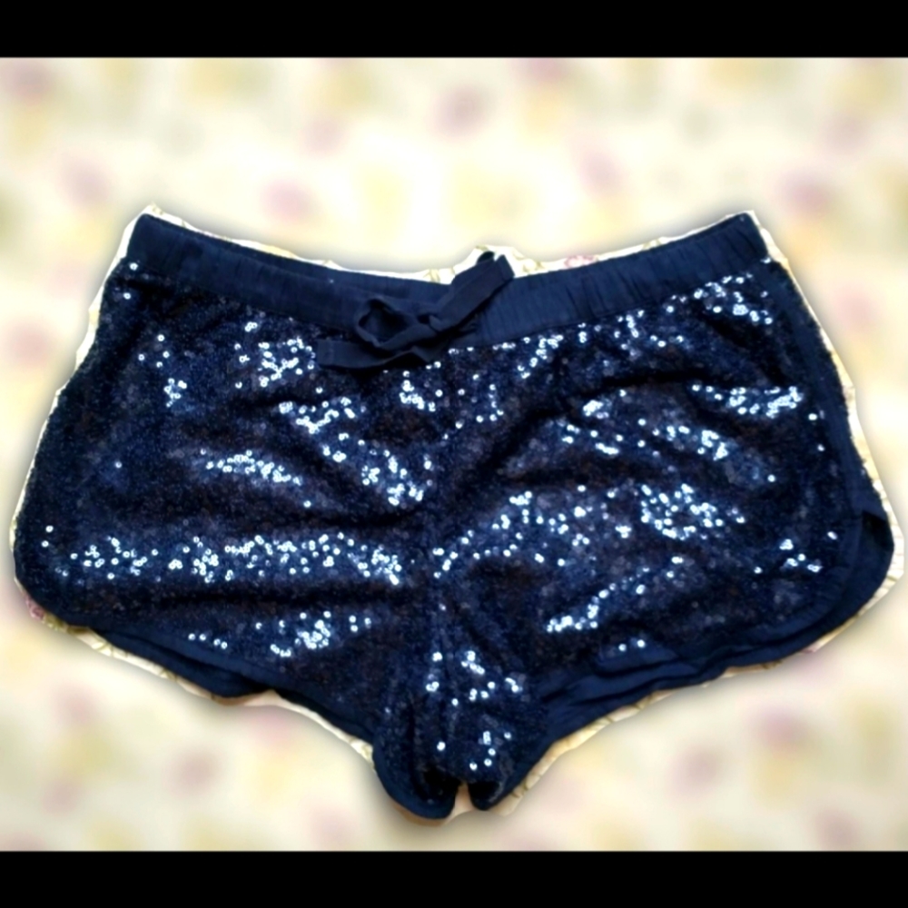 BRAND NEW WITH TAGS Victoria Secret Sequin Shorts Large
